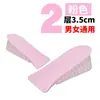 Almohadillas de talón de silicona transpirables absorbentes de sudor antiolor de media talla invisibles para botas de hombre y mujer plantillas interiores para aumentar la altura venta al por mayor