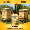 Kineshinex Spray Atractor de Abejas Fórmula Natural con Feromonas para Colmenas Exteriores Atrae Rápidamente Abejas Salvajes
