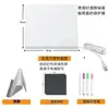 Quadro de Desenho Luminoso DIY Infantil Acrílico Transparente Quadro de Escrita Quadro de Mensagens Pode Acender Pintura e Escrita Exposição de Barraca