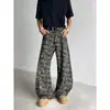Calça Lantern Lanternas Cruzada Reta Solta Perna Larga Algodão Laranja Stretch Feminina Roupa Xintang Personalização