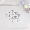 Accesorios para Uñas Lazo Metálico Cinta Oro Plata Blanco Aleación K Uñas Portátiles Accesorios de Lazo para Uñas