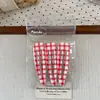 Novo estilo coreano gota d'água onda bolinhas franja de menina grampo quebra-cabeça bolsa xadrez infantil colorido clip lateral quebra-cabeça acessórios de cabelo