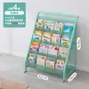 Estantería Pequeña para Niños Estante para Libros Ilustrados Estante Multicapa para el Hogar Estante de Pie para Leer Libros Estante de Exhibición Estante para Revistas