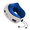 Almohada de masaje en forma de U para el hogar, espuma viscoelástica, portátil, para viajes en coche, masajeador cervical eléctrico para cuello, almohada de masaje en forma de U