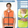 Chalecos de voluntario con impresión de logo personalizado, uniformes de trabajo para voluntarios y miembros de partido, venta al por mayor de chalecos para publicidad de bienestar público y actividades promocionales