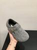 Sapatos Birkenstock de Veludo de Sola Grossa para Outono e Inverno para Mulheres 2025 Novos Sapatos Versáteis Quentes de Lã de Algodão Sapatos Birkenstock