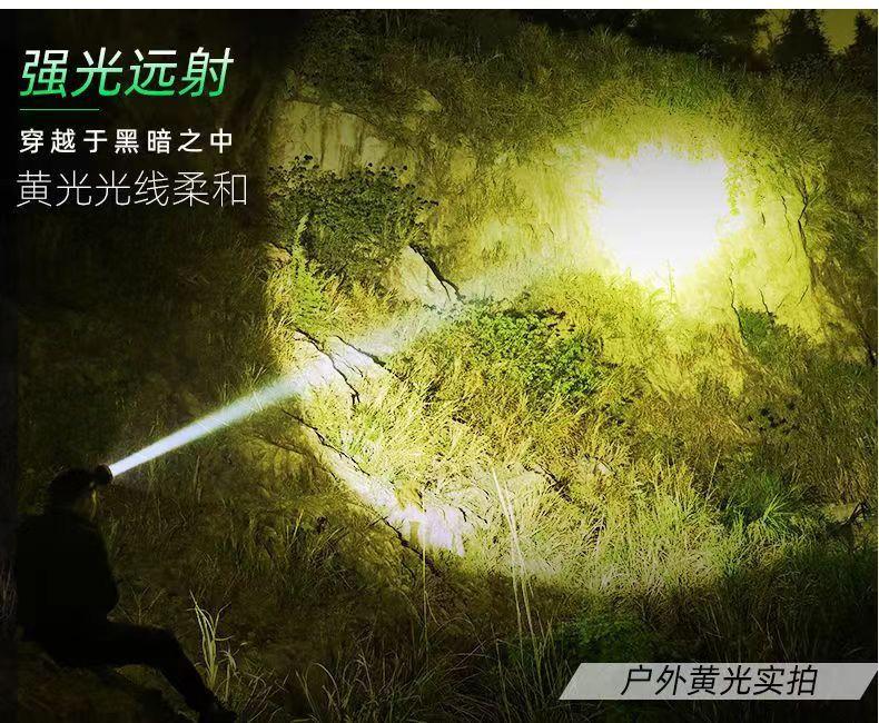 户外远射充电夜钓鱼矿灯