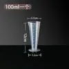 Taza medidora con escala, Grado alimenticio, Plástico de gran capacidad, Taza medidora comercial, Horneado de cocina, Tienda de té de leche, Resistente a altas temperaturas