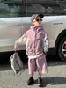 Ropa Infantil Niños Traje Deportivo Delgado 2026 Verano Nuevo Estilo Ropa con Capucha Protección Solar para Niños Conjunto de Dos Piezas Moderno para Niños Grandes