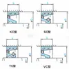 Dingqing Borracha Tipo Tc Esqueleto Retentor de Óleo Diâmetro Interno 4-14mm Pequeno Micro Vedação para Eixo Rotativo Anel de Vedação Resistente ao Desgaste