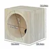 Caja de madera maciza tweeter de 1,5 pulgadas woofer de 4 pulgadas 5 pulgadas 6,5 pulgadas 8 pulgadas audio para coche caja vacía altavoz para casa