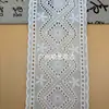 Renda Bordada de Algodão Off-White com 10cm de Largura Renda de Laço para Acessórios de Roupa e Cabelo DIY Feita à Mão