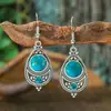 Pendientes y Collares Populares de Aleación con Diamantes para Comercio Exterior, Estilo Geométrico Elegante, Joyería Bohemia Étnica al por Mayor Yiwu
