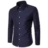 Comercio electrónico transfronterizo Primavera y Otoño Nuevo refrescante algodón flor grande Camisa de manga larga estilo británico para hombre camisa de hombre C009