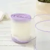 Fita de Ráfia com Cauda de Peixe de 4cm com Bordas Onduladas em Cor Contrastante, Fita para Buquê de Flores, Fita de Cetim, Embalagem, Material para Laço Artesanal