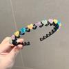 Tiara Infantil Acessórios de Cabelo Grampo Antiderrapante para Menina Não Machuca o Cabelo Aro de Cabelo Trançado Acessórios de Cabelo para Cabelos Rebeldes Acessórios de Cabelo para Meninas