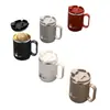 Taza de Acero Inoxidable 304 de Doble Capa Antiescaldaduras de Alto Valor con Tapa Vaso Universal para Agua Taza para Café de Estudiante Vaso para Bebidas