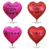 Pedido de globo de amor rojo de 63 pulgadas decoración de fondo para confesión, propuesta de matrimonio, boda, fiesta, pared de fondo de gran amor