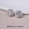 Cuentas Espaciadoras de Color Cobre Chapado en Plata Grueso, Conservación del Color, Incrustadas con Diamantes, Trébol de Cuatro Hojas, Copo de Nieve, para Pulseras y Collares DIY, Joyería Hecha a Mano, Venta al por Mayor