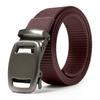 Cinturón Popular Transfronterizo Sin Dientes con Hebilla Automática para Hombre, Cinturón de Lona Casual para Estudiante, Versátil, de Secado Rápido para Exteriores