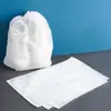 Bolsa anti-amarilleamiento para zapatos bolsa de zapatos no tejida bolsa de almacenamiento bolsa con cordón para secar zapatos blancos bolsa de secado a prueba de polvo cubierta de zapato de viaje