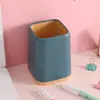 Porta-canetas de emenda bicolor multiuso porta-lápis suporte para maquiagem de estudante porta-canetas simples criativo de celebridade da internet logotipo publicitário