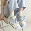 Jx Milk Fufu Sapatos de Treino Alemães Estilo Girly 2026 Lançamento Primavera Novos Sapatos Brancos Casuais para Estudantes Sapatos Esportivos com Solado Grosso para Mulheres
