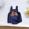 Verano Corea del Sur Bebé Dibujo Animado Correa de Dibujos Animados Ropa para Niños y Niñas Niños Ropa Infantil Bolsa Ropa Gorda Estilo Occidental Ropa para Escalar