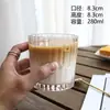 Xícara de Café Estilo Ins, Caneca Suja Retrô, Copo para Cold Brew, Copo de Vidro para Café Americano Gelado, Copo para Flat White, Copo para Latte