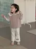 Chaqueta Chaleco de Peluche para Niños 2026 Nuevo Estilo Coreano Ropa para Niños Ropa de Invierno para Bebés Conjunto de Capa Base Forrada de Forro Polar para Niñas