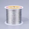Hilos de oro y plata en carretes pequeños Accesorios de joyería semiacabados para pulseras y collares Hilo para abalorios trenzado multihilo