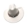 Bestseller transfronterizo Sombrero de vaquero occidental Guoluo Xizang con accesorio de cabeza de vaca, sombrero de fieltro para hombres y mujeres, fedora estilo Xizang, sombrero de sol de ala ancha
