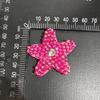 Pegatina de tela con diamantes de imitación de cristal Love hecha a mano, cuentas de estrella de cinco puntas para uñas, accesorios de ropa, zapatos, bolsos, parches para zapatos