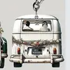 Colgante para mochila con diseño vintage, nuevo accesorio de boda transfronterizo, adorno para llavero, decoración de coche, acrílico para recién casados