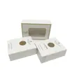 Caja de Regalo Personalizada de Papel Artístico con Lámina Dorada Caja de Empaque Caja para Jabón Cartón con Ventana Transparente Caja de Cartón Blanco