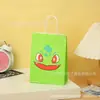 Nova Bolsa Quadrada Bonita de Desenho Animado Saco de Papel Kraft Saco para Embalagem de Levar Bolsa Tote Atacado