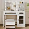 Tocador de Almacenamiento para Exportación de Amazon, Tocador Integrado para Dormitorio, Tocador Sencillo Estilo Panel, Venta al por Mayor Transfronteriza
