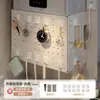 Cubierta para Calentador de Agua, Decoración de Tubería de Gas, Cubierta para Calefacción por Suelo de Gas Natural, Estante de Almacenamiento de Tablero Perforado para Cocina