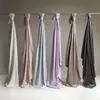 Conjunto de cama minimalista italiano de cor sólida de alta qualidade, cetim de proteína de seda, 100% algodão, amigável à pele, conjunto de quatro peças de algodão de fibra longa 2