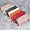 Carteira Personalizada Estilo Novo Carteira Longa Feminina com Zíper de Camada Dupla Luxo Leve Estilo Japonês e Coreano Moda Bolsa de Mão de Grande Capacidade Dobra de 20%