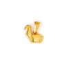 Colgante Retro DIY Transfronterizo Europeo y Americano Acero Inoxidable Electrochapado 24K Flor Estrella Polar Geométrico Joyería Accesorios para Collares