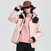 Chaqueta Estándar Nacional para Hombres y Mujeres Tres en Uno Gb/32614 Otoño e Invierno Exterior Cortavientos e Impermeable Ropa de Viaje y Montañismo de Xizang
