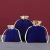 Bolsa de Franela Phnom Penh Bolsa de Regalo Trasera Bolsa para Joyas Bolsa para Empaque de Joyas Pulsera Folleto Juego Bolsa de Franela Dorada