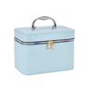 Bolsa de Maquiagem Portátil Conjunto de Três Peças Estilo Coreano Bolsa de Armazenamento Embossada Grande Capacidade para Viagem Bolsa de Armazenamento para Viagem