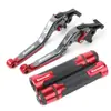 Adecuado para Kawasaki Z1000/R Ninja1000Sx Palanca de Freno y Embrague Plegable Modificada Manija de Freno de Mano Funda de Goma