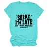 Desculpe o Atraso A dele Amazon Ebay Estação Independente Camiseta Feminina Simples e Confortável com Gola Redonda e Manga Curta