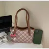 2025 Nova Bolsa Tote Casual Bolsa de Ombro de Luxo para o Trabalho Estilo Coreano Retrô Grande Capacidade Bolsa de Axila para o Trabalho para Mulheres