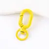 Cierre de Puerta Pequeño en Forma de U de Metal Pintado Giratorio Engrosado y Reforzado Cierre de Langosta Accesorios DIY para Bolsas y Adornos