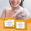 Jabón Oceaura Limón Cúrcuma Limpieza y Baño Limpieza Suave Cuidado de la Piel Adecuado para Rostro y Cuerpo