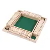 Juego de mesa digital de cuatro caras de madera para adultos y niños, juguete de descompresión, diversión para fiesta de bar KTV, pedido de bebidas
